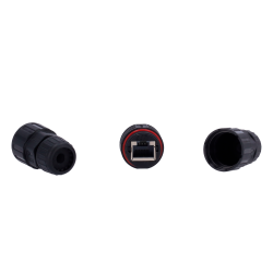 MARCA BLANCA CON-RJ45-GLAND-W-BLACK