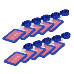 MARCA BLANCA 10XCARD-HOLDER-V-BLUE
