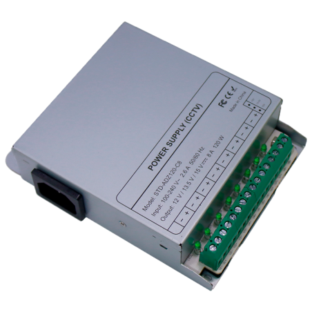 MARCA BLANCA DC12V10A-8-DIN