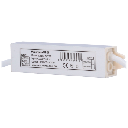 MARCA BLANCA DC12V3A-IP67