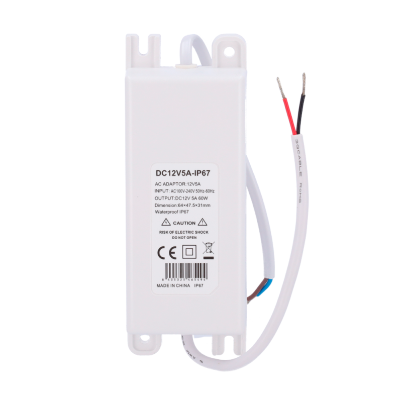 MARCA BLANCA DC12V5A-IP67