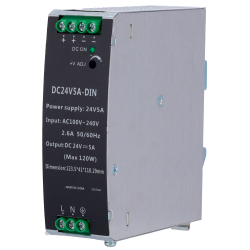 MARCA BLANCA DC24V5A-DIN
