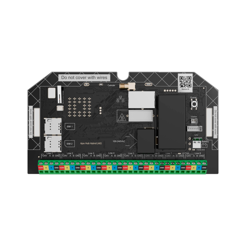 AJAX FIBRA-HUBHYBRID-4G-NOCASE