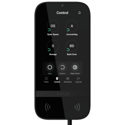 AJAX FIBRA-KEYPADTOUCHSCREEN-B