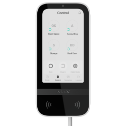 AJAX FIBRA-KEYPADTOUCHSCREEN-W