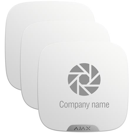 AJAX 10XAJ-BRANDPLATES-W