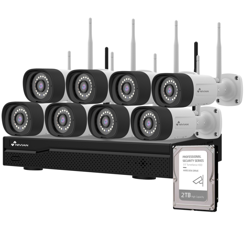 NIVIAN NV-KIT1630W6-8CAM-2TB