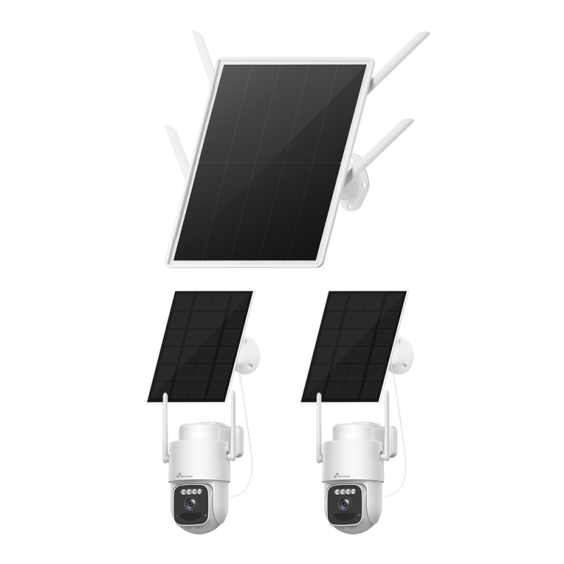 NIVIAN NV-KIT4GSOLAR430-2CAM