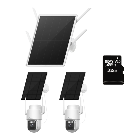 NIVIAN NV-KIT4GSOLAR430-2CAM-32GB