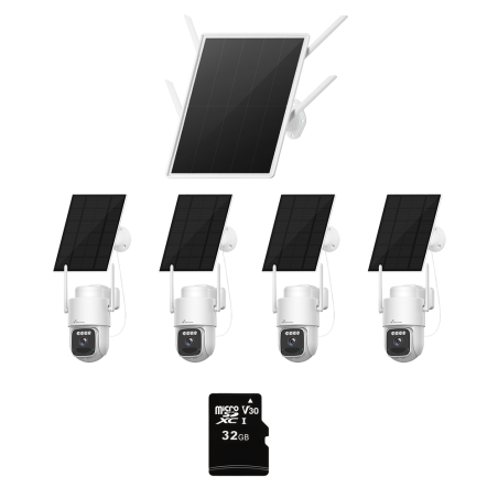 NIVIAN NV-KIT4GSOLAR430-4CAM-32GB