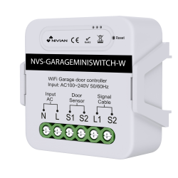 NIVIAN SMART NVS-GARAGEMINISWITCH-W