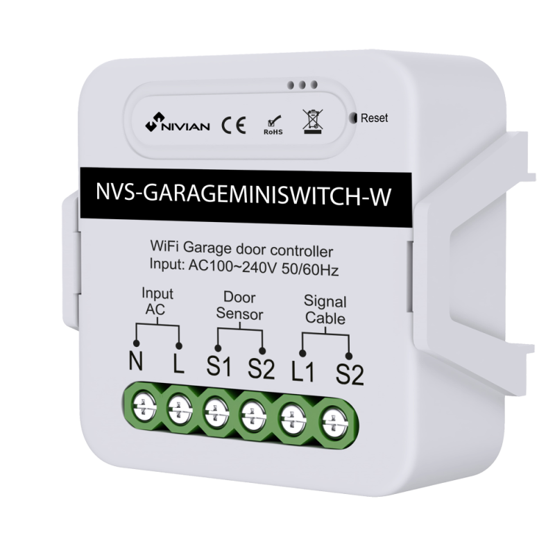 NIVIAN SMART NVS-GARAGEMINISWITCH-W
