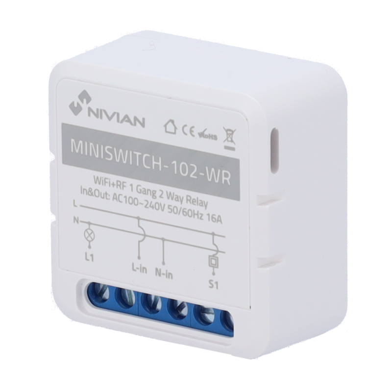 NIVIAN SMART NVS-MINISWITCH-102-WR