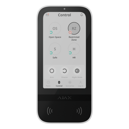 AJAX AJ-KEYPADTOUCHSCREEN-G3-W