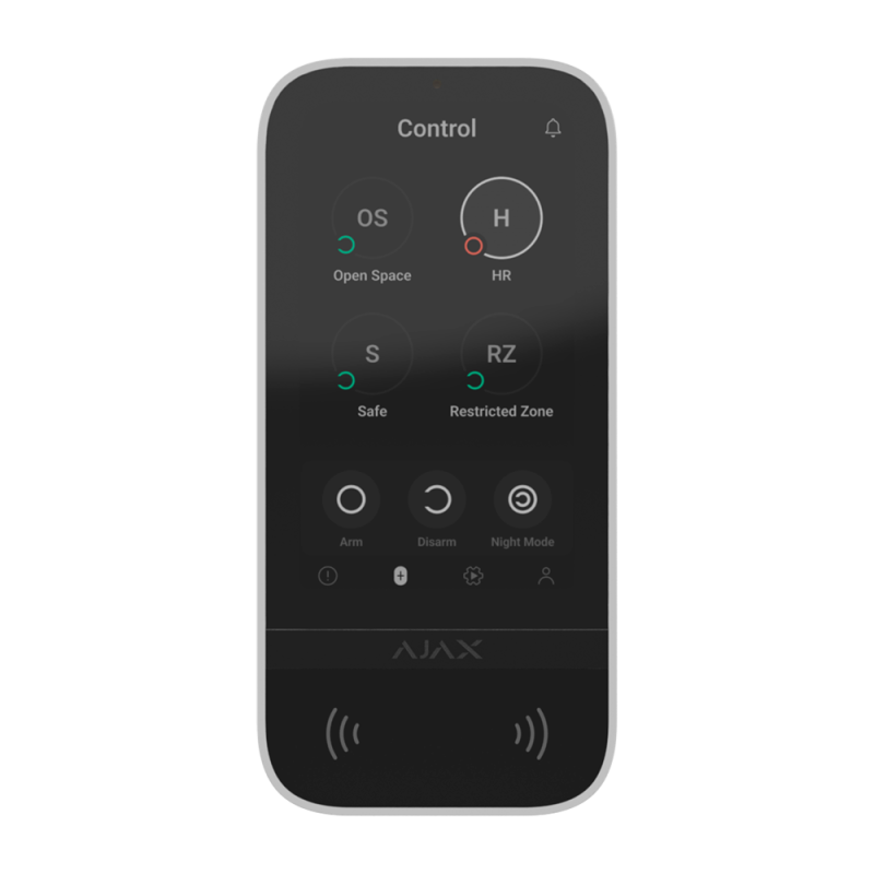 AJAX AJ-KEYPADTOUCHSCREEN-W