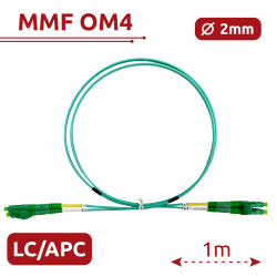SAFIRE SF-LC-APC-LC-APC-OM4-DX-1M-A