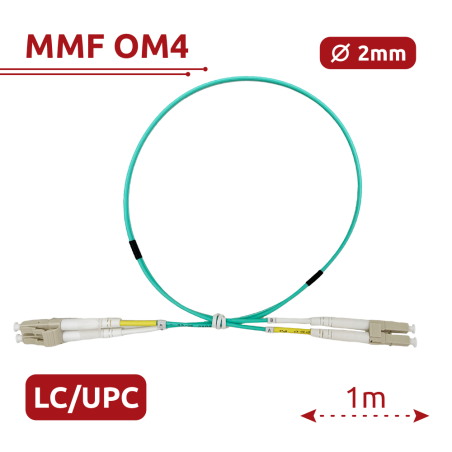 SAFIRE SF-LC-UPC-LC-UPC-OM4-DX-1M-A