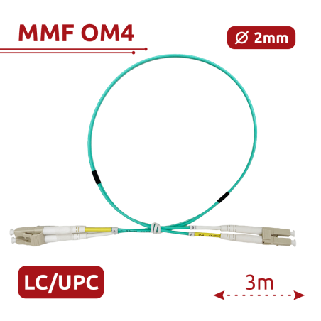 SAFIRE SF-LC-UPC-LC-UPC-OM4-DX-3M-A