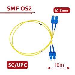 SAFIRE SF-SC-UPC-SC-UPC-OS2-DX-10M-Y
