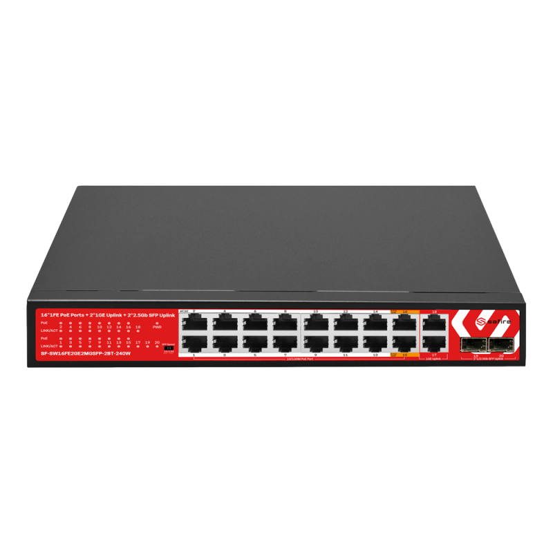 SAFIRE SF-SW16FE2GE2MGSFP-2BT-240W