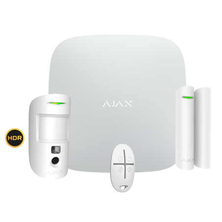AJAX AJ-STARTERKITPLUS-CAM-HDR-W
