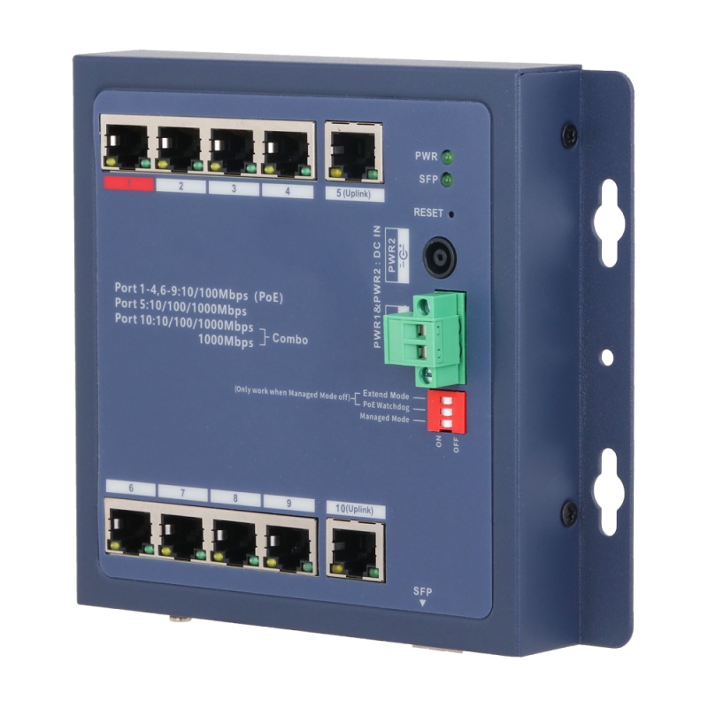 X-SECURITY XS-SWI1008HIPOE-MFC-90-DIN
