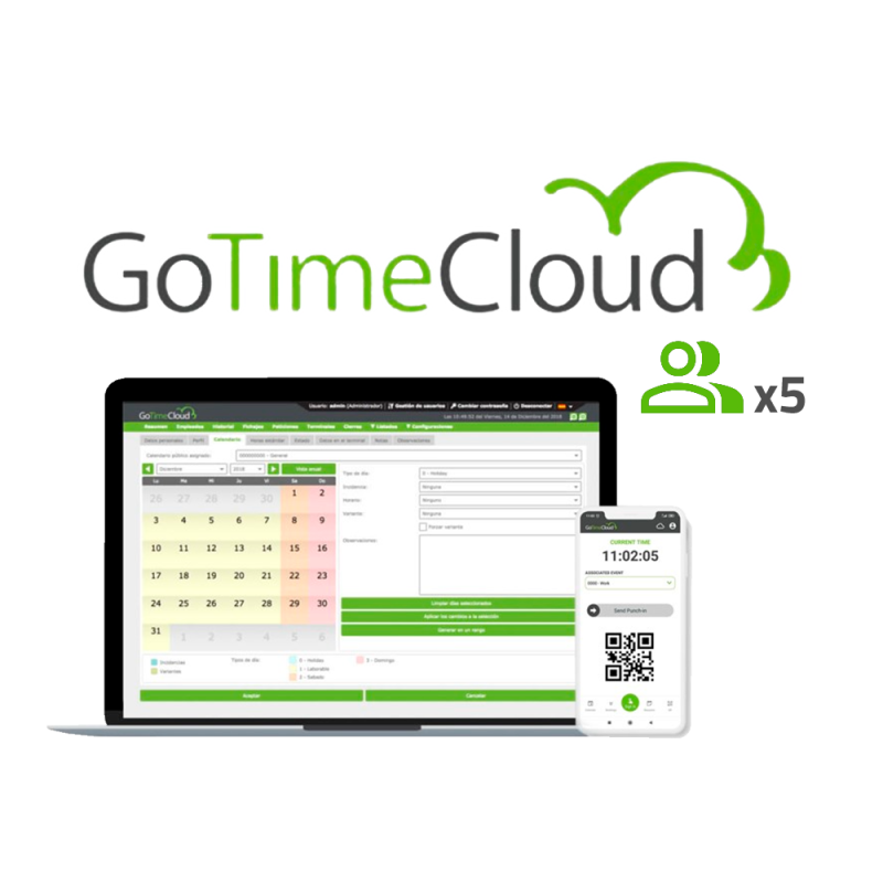 ZKTECO ZK-GOTIMECLOUD-5