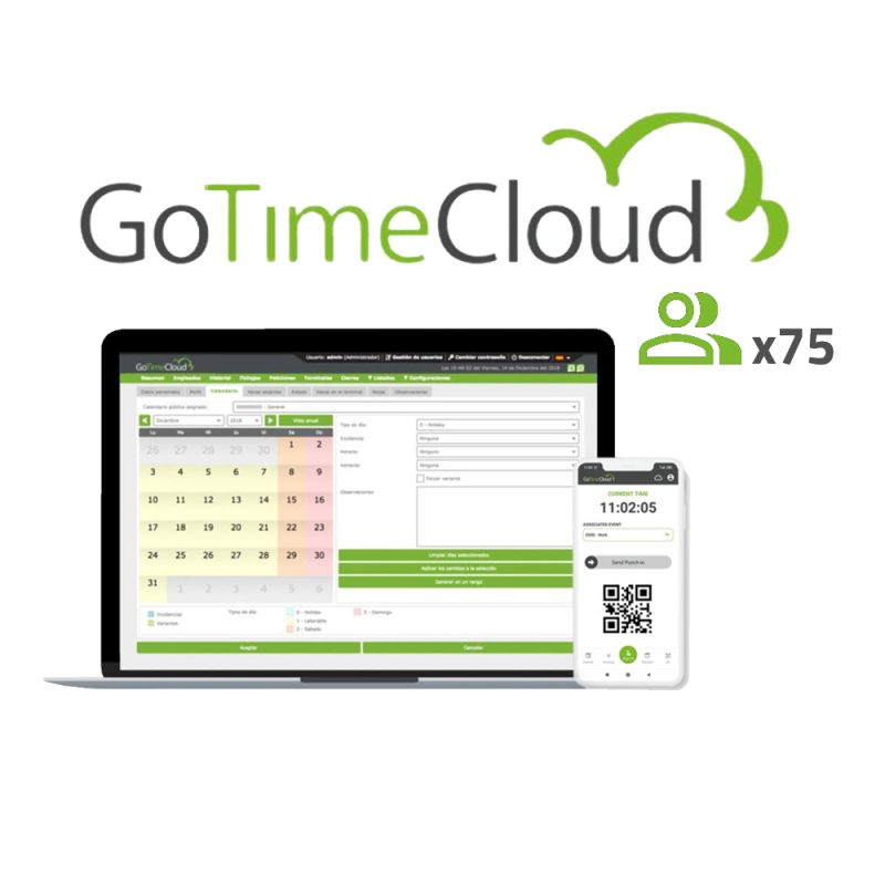 ZKTECO ZK-GOTIMECLOUD-75