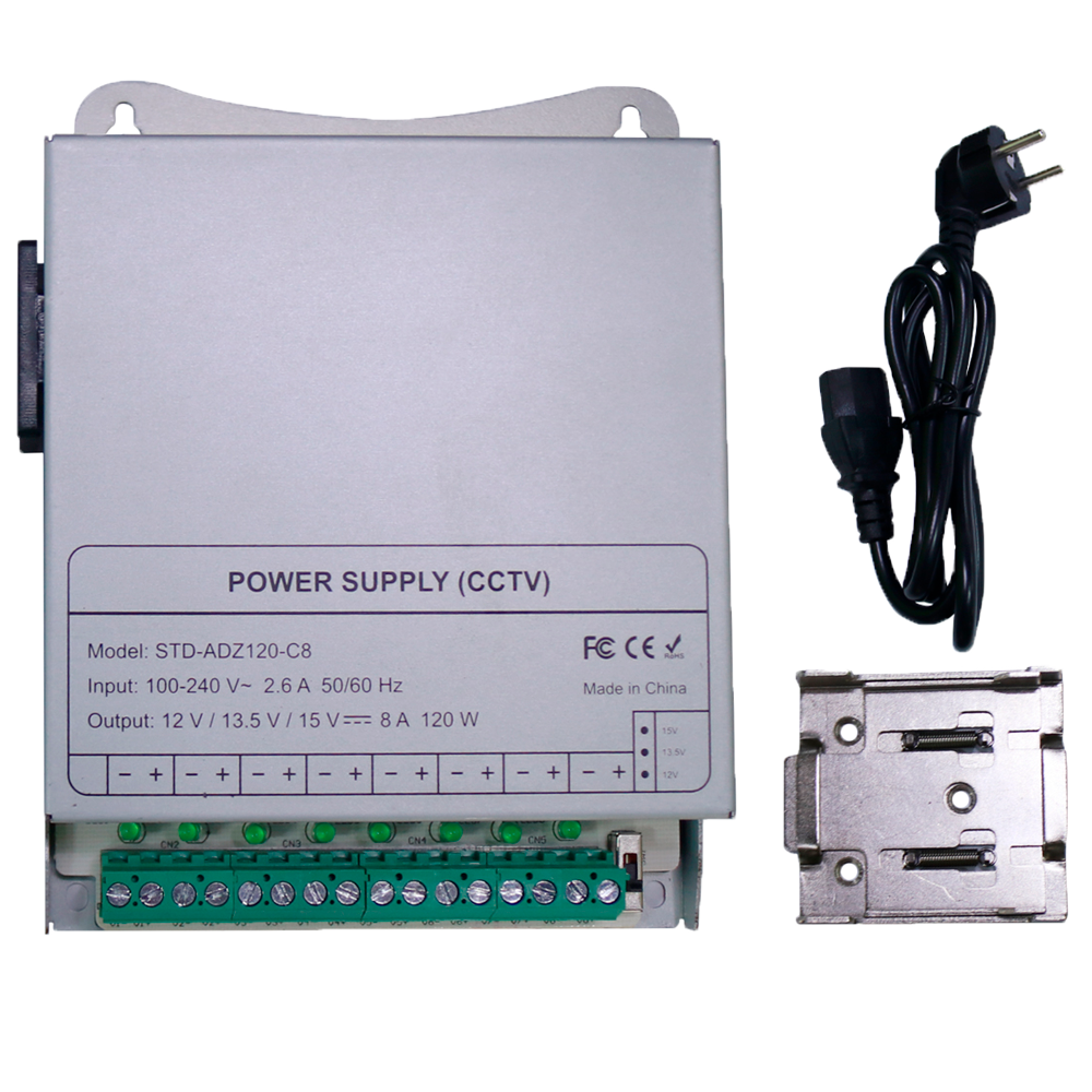DC12V10A-8-DIN - Imagen 2