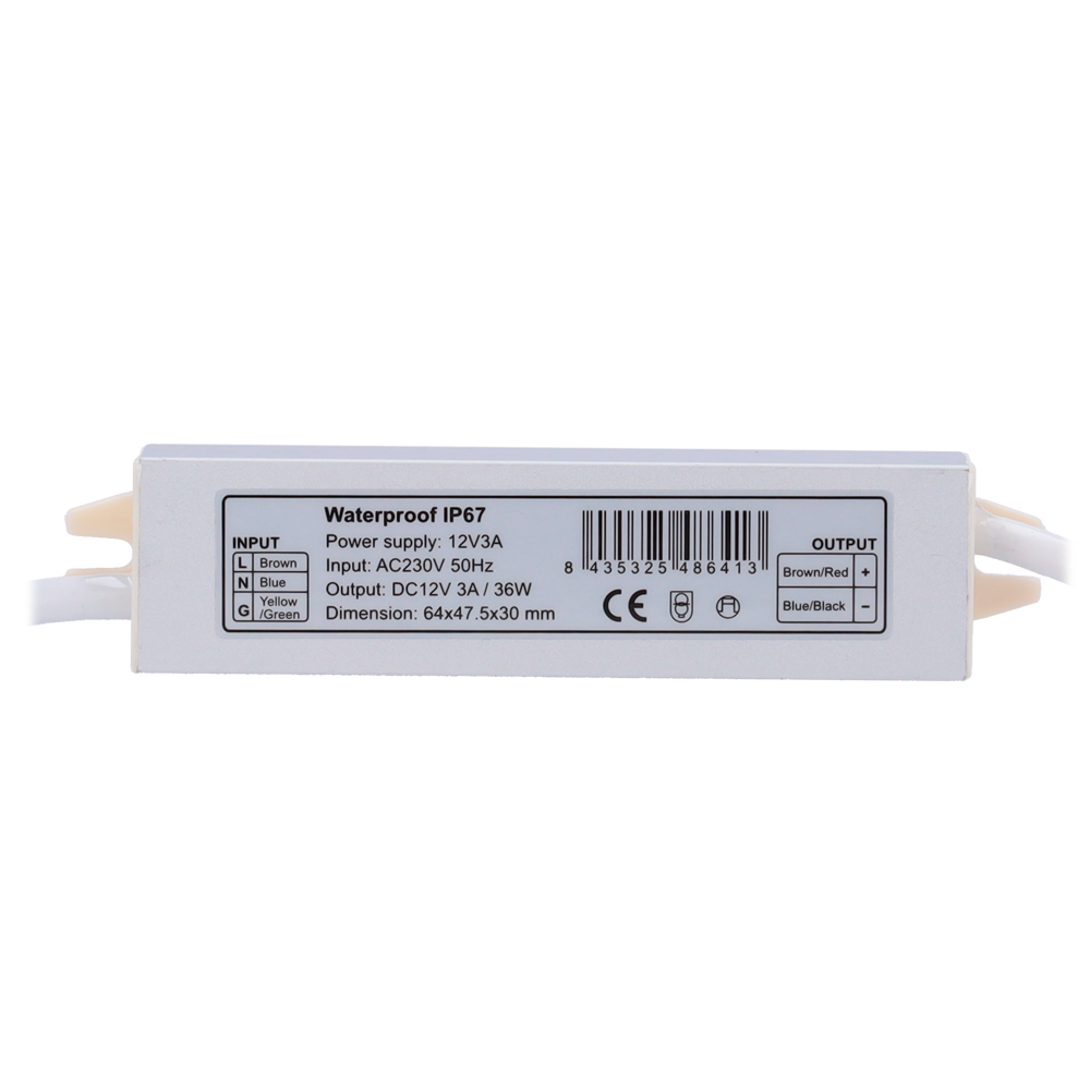DC12V3A-IP67 - Imagen 2