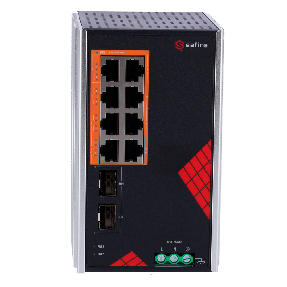 SF-SWI1008HIPOE-GF-AC-130-DIN - Imagen 2