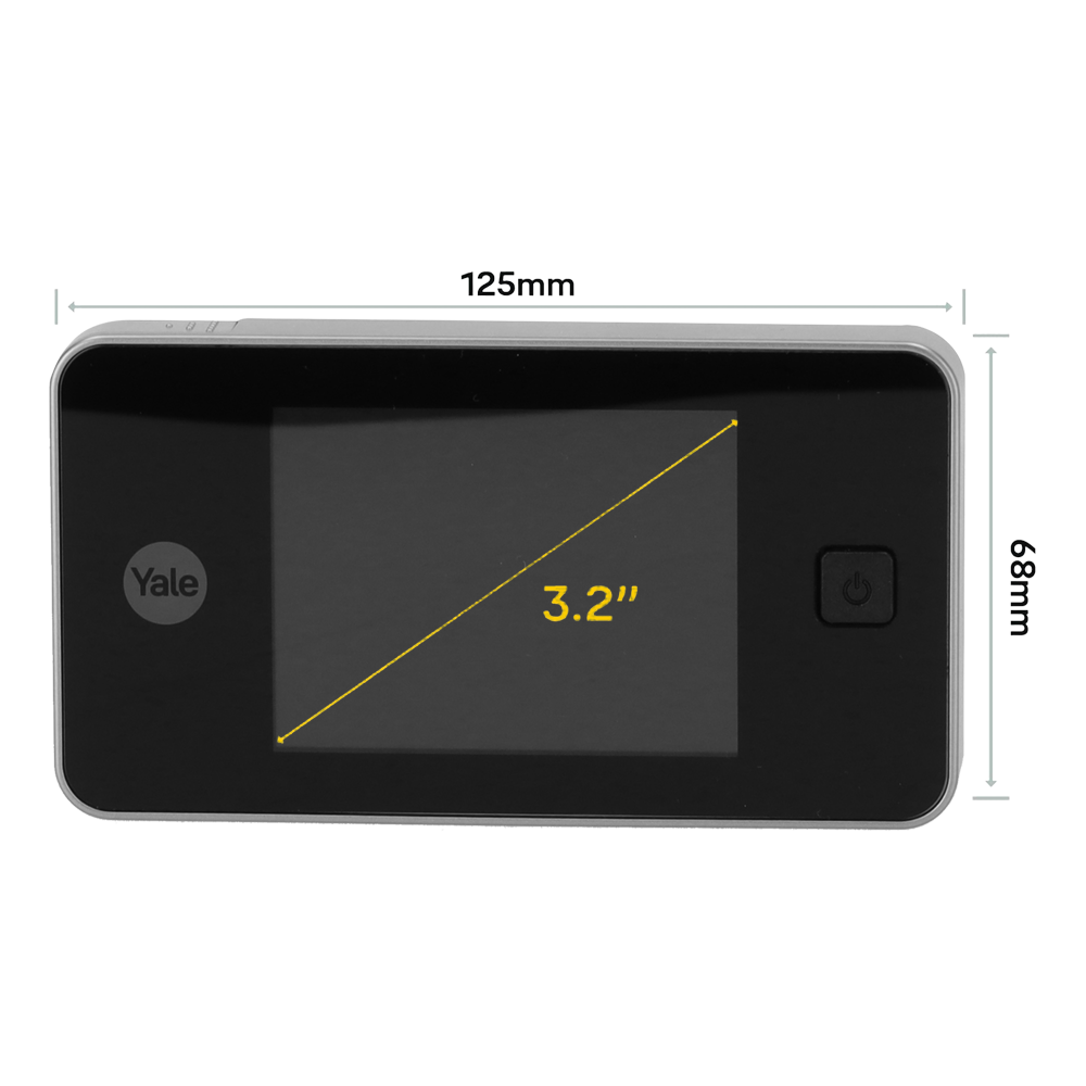YALE-DOORVIEWER500-SILVER - Imagen 2