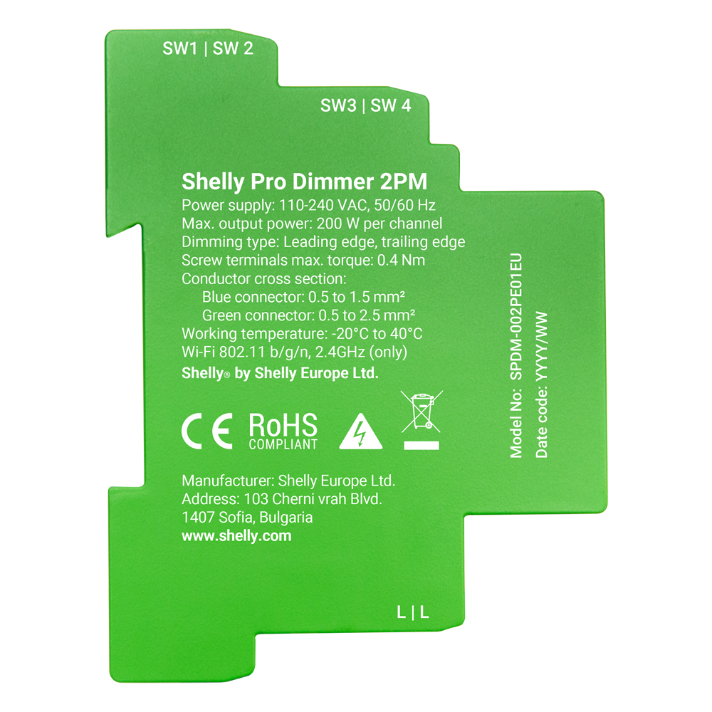 SH-PRO-DIMMER-2PM - Imagen 3