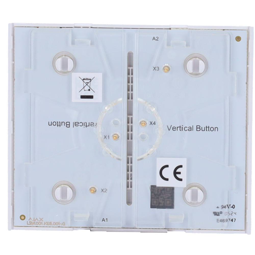 AJ-CENTERBUTTON-1G2W-W-VERT - Imagen 4