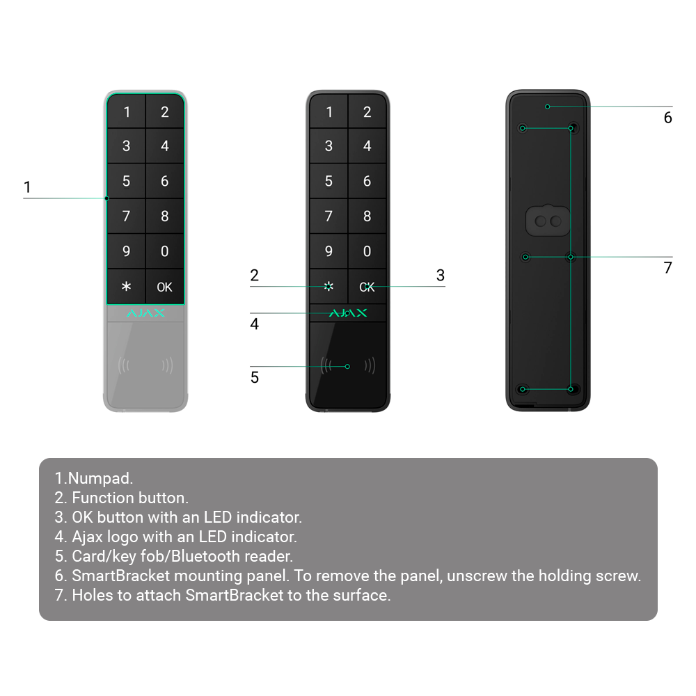 AJ-KEYPADOUTDOOR-B - Imagen 4