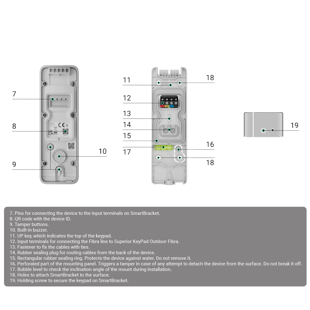 FIBRA-KEYPADOUTDOOR-W - Imagen 5