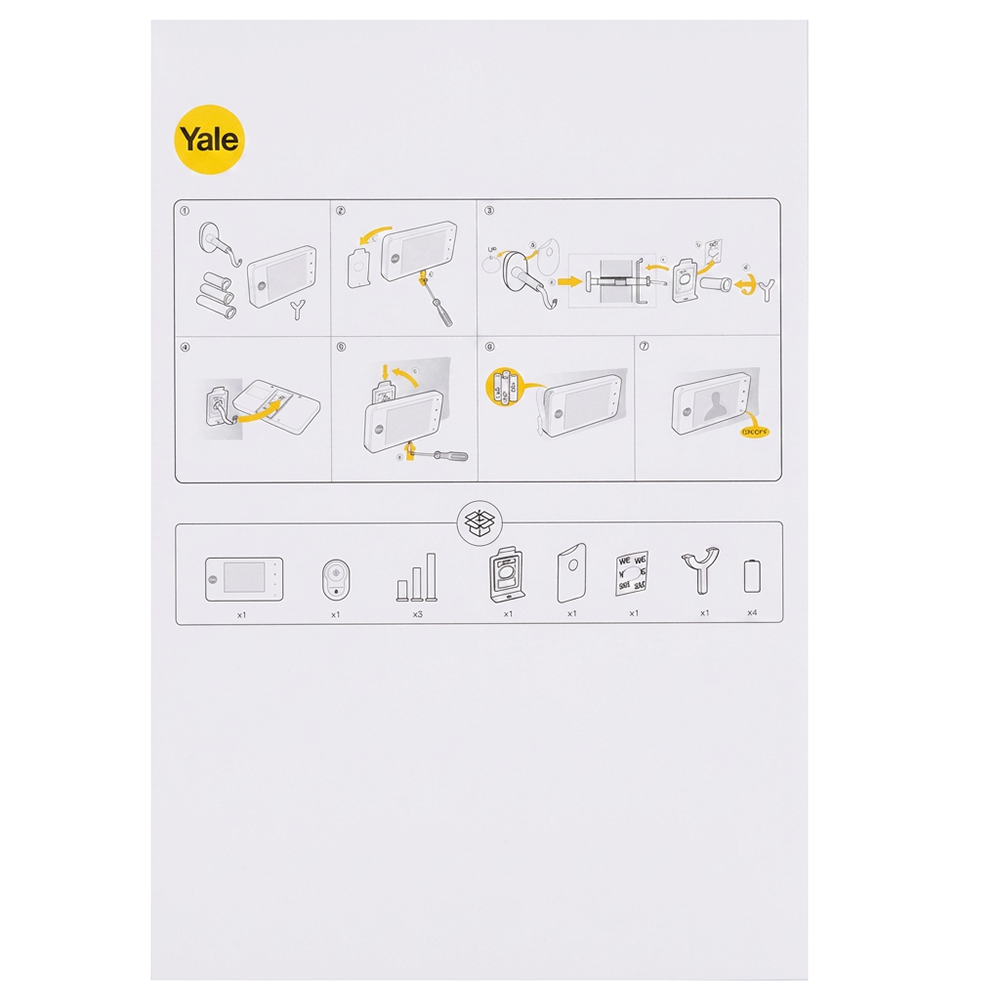 YALE-DOORVIEWER4500-SILVER - Imagen 6