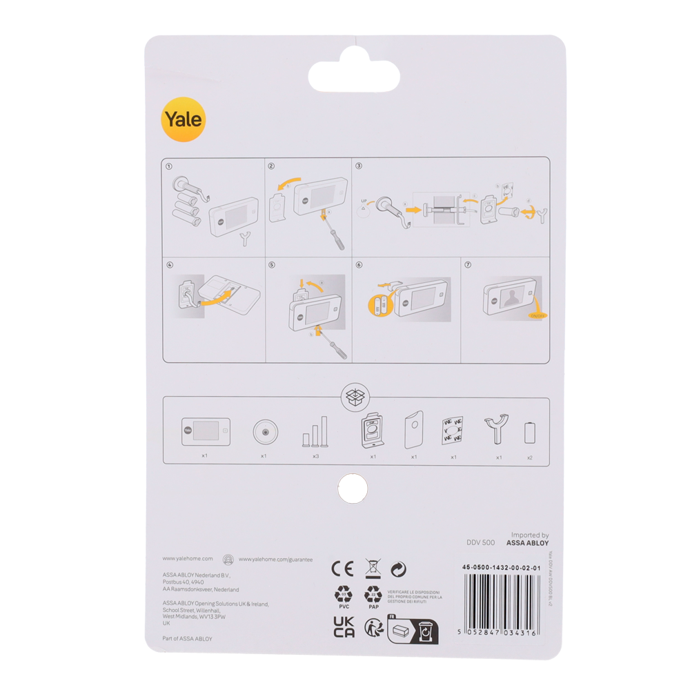 YALE-DOORVIEWER500-SILVER - Imagen 6